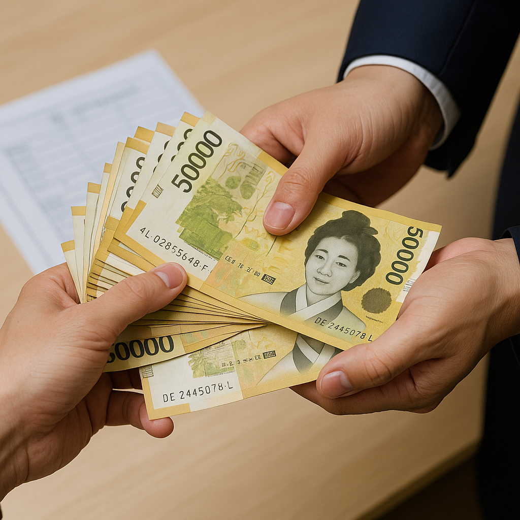 지원금 관련 사진