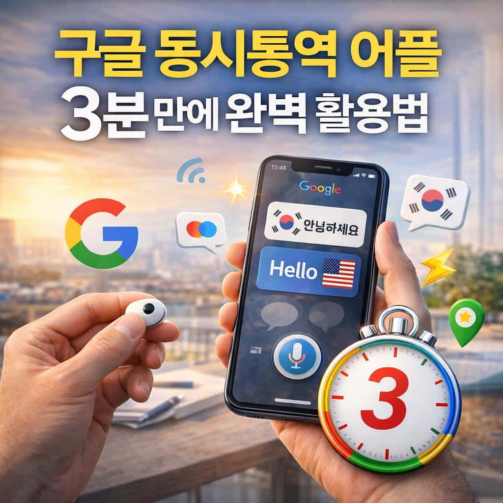 구글 동시통역 어플 3분만에 완벽 활용법