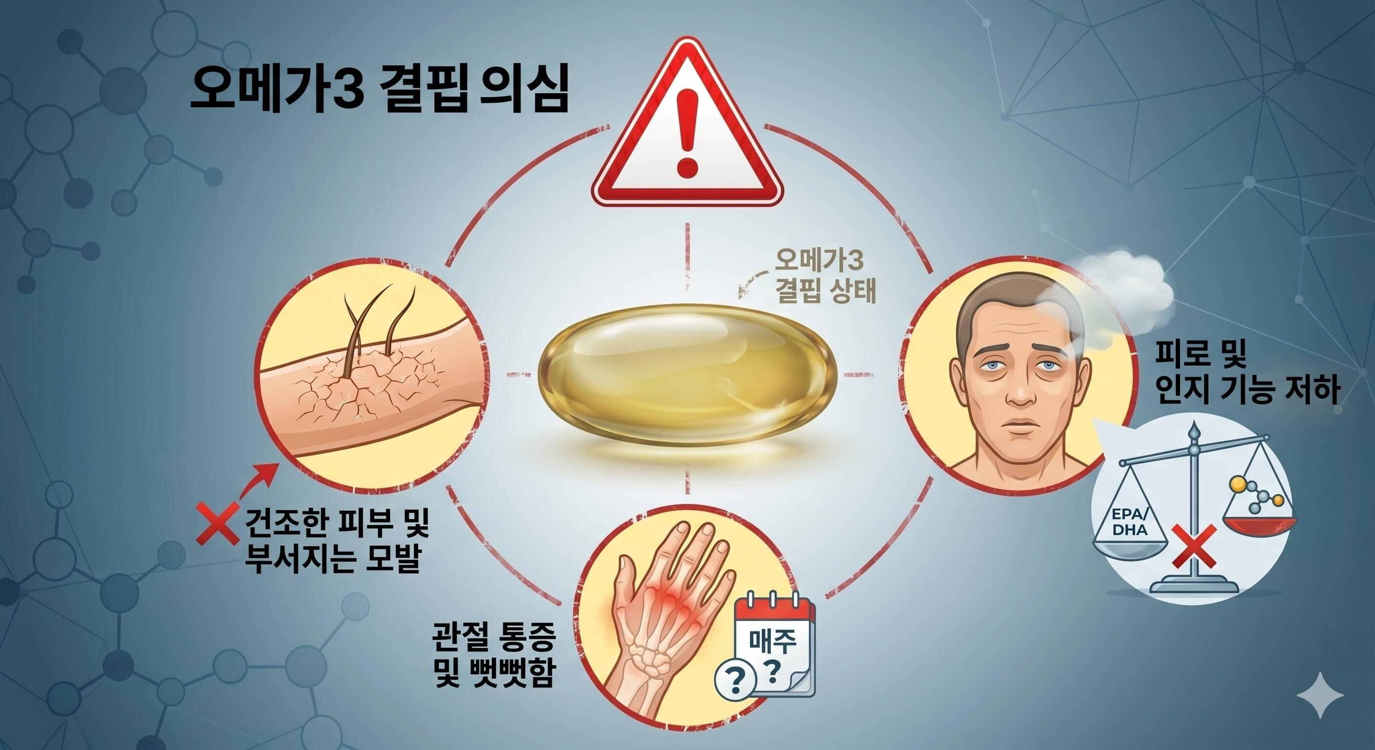 오메가3 부족 증상