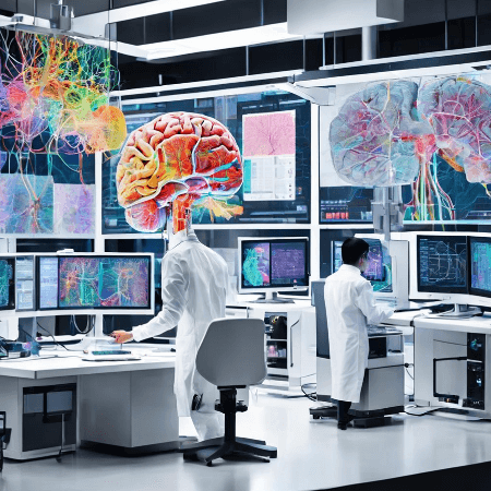 신경과학과 뇌 연구 이미지