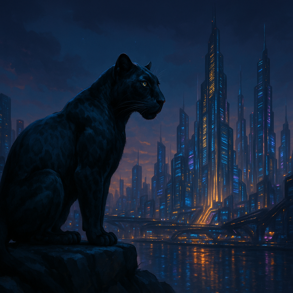 와칸다 컨셉 사진