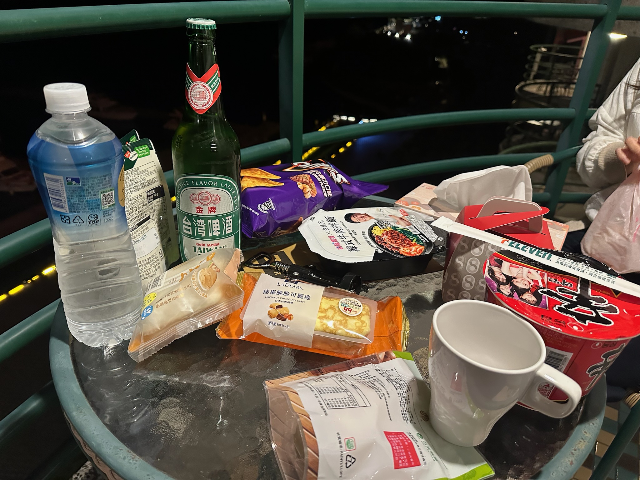 타이중 편의점에서 사 먹었던 음식 사진(출처: 본인 직접 촬영 2026.1)