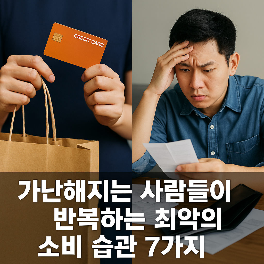 가난해지는 사람들이 반복하는 최악의 소비 습관 7가지
