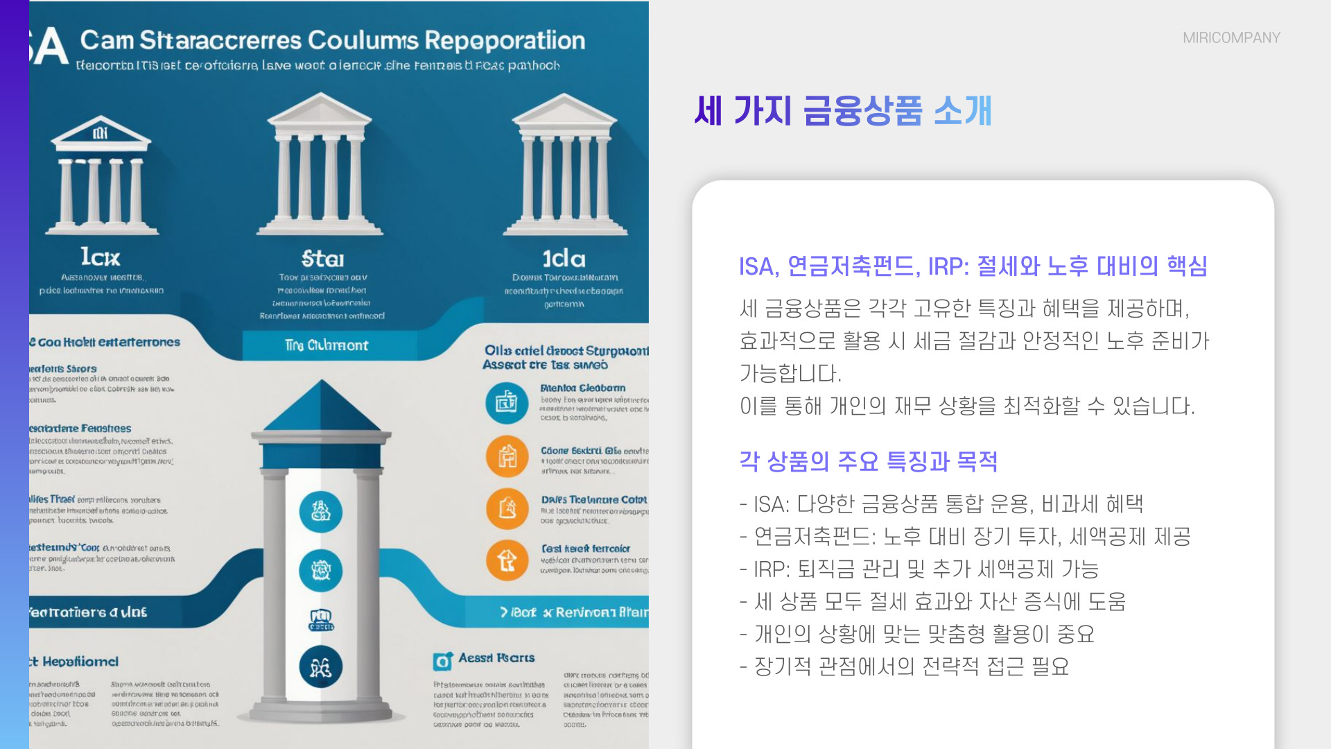 ISA, 연금저축펀드, IRP 개요