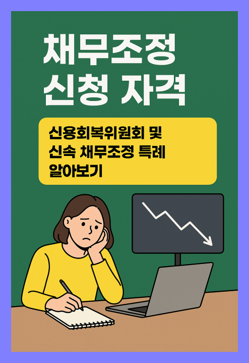채무조정 신청 자격 알아보기