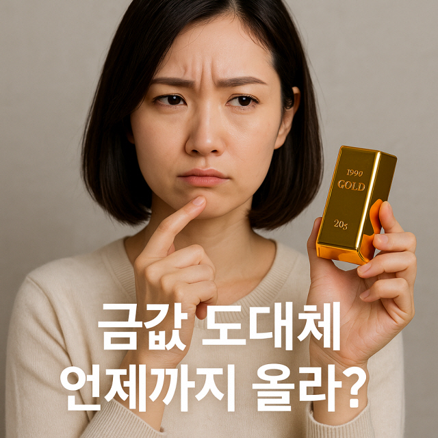 금값 대체 언제까지 오를꺼니?