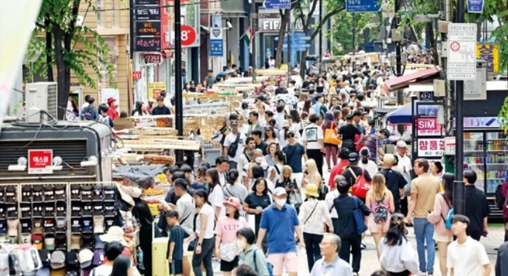 대한민국 명동거리