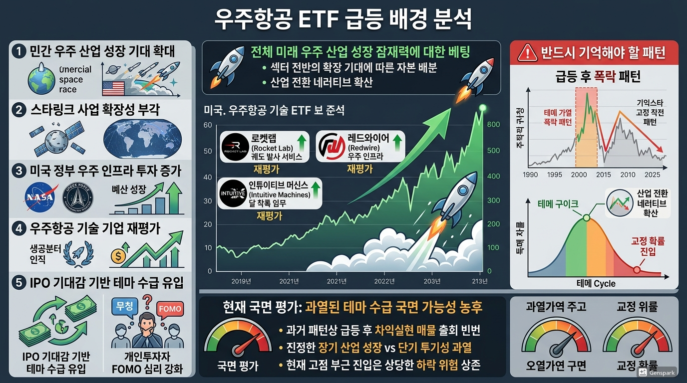 우주항공 ETF 급등 배경 분석