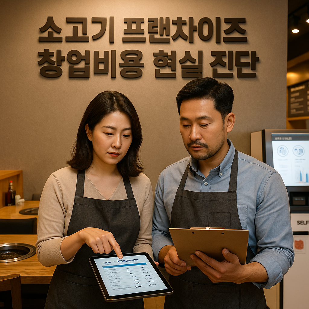 소고기 프랜차이즈 창업비용 현실 진단