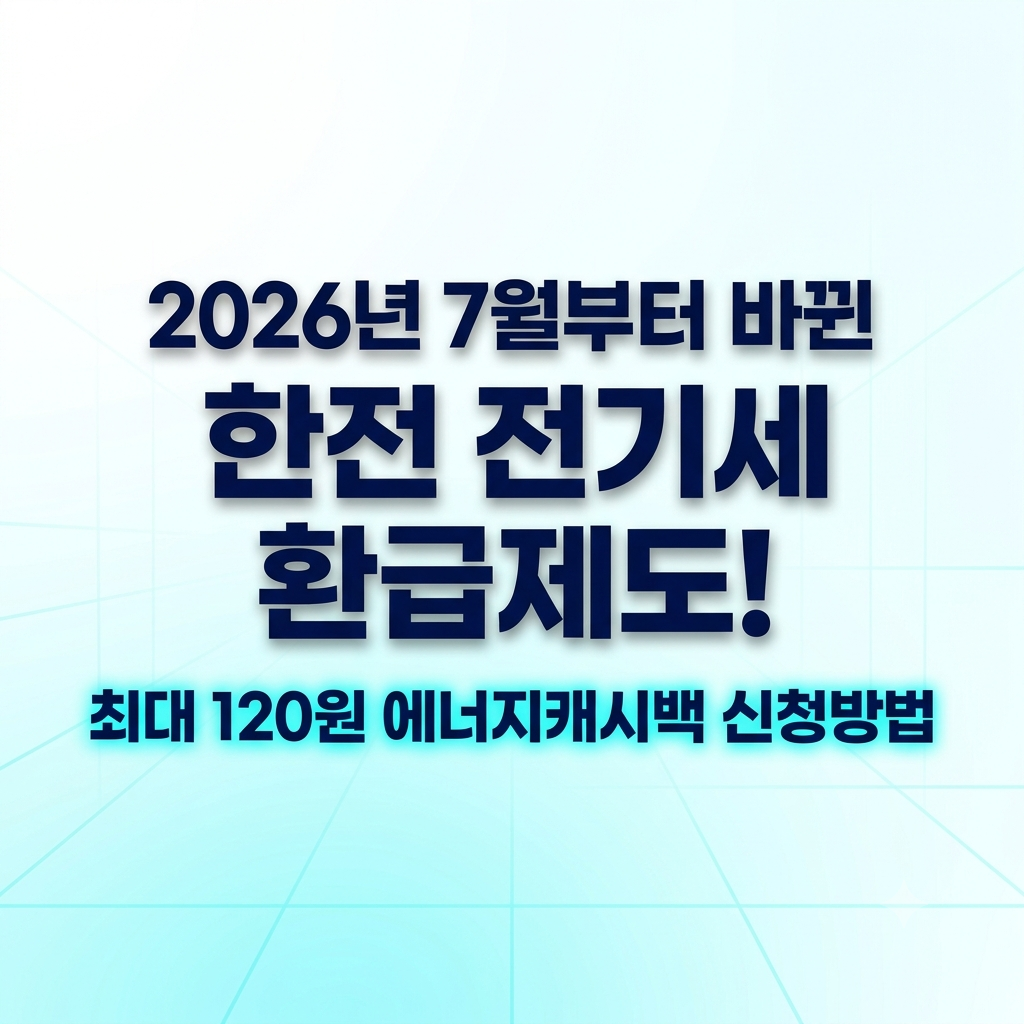 한전전기세환급