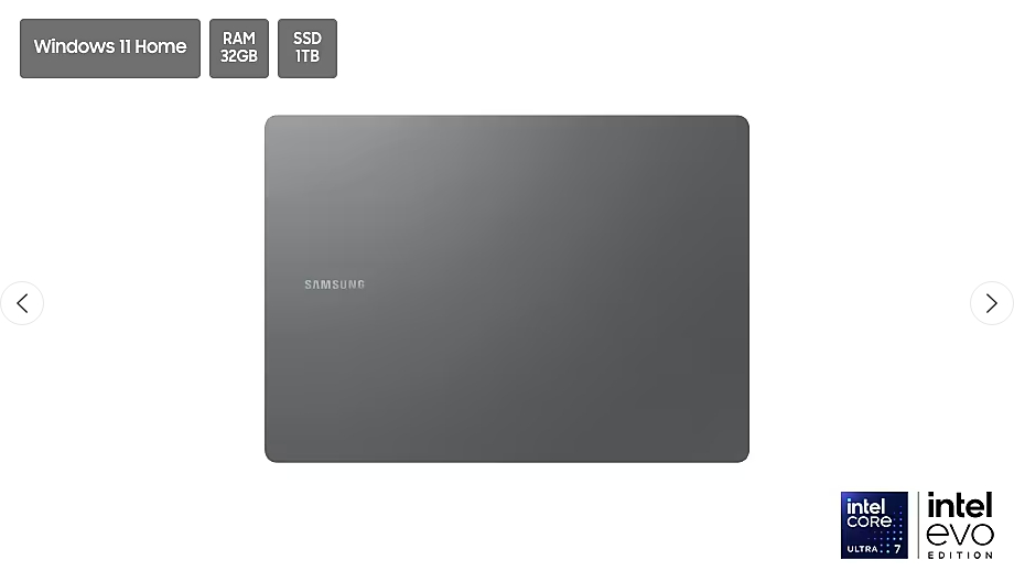 삼성전자 노트북, 랩탑 갤럭시북5 프로 35.6cm(14인치), 인텔 울트라7