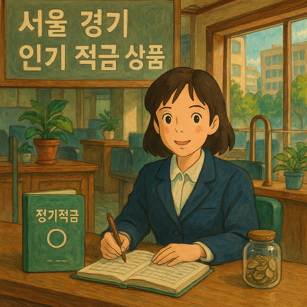 서울 경기 인기 적금 상품 사진