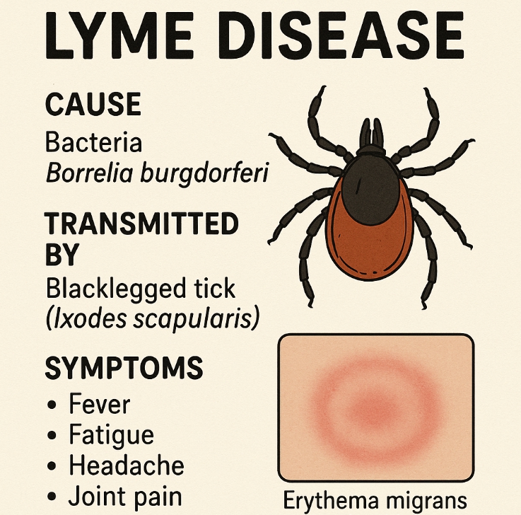 라임병 관련 자료 사진