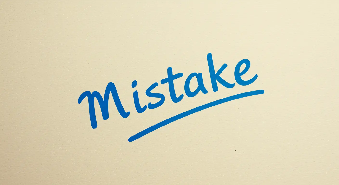 mistake