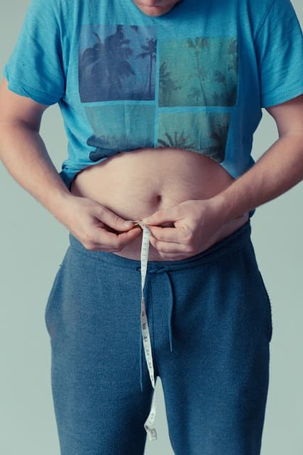 하루 스마트폰 사용 시간과 체중 증가의 상관관계