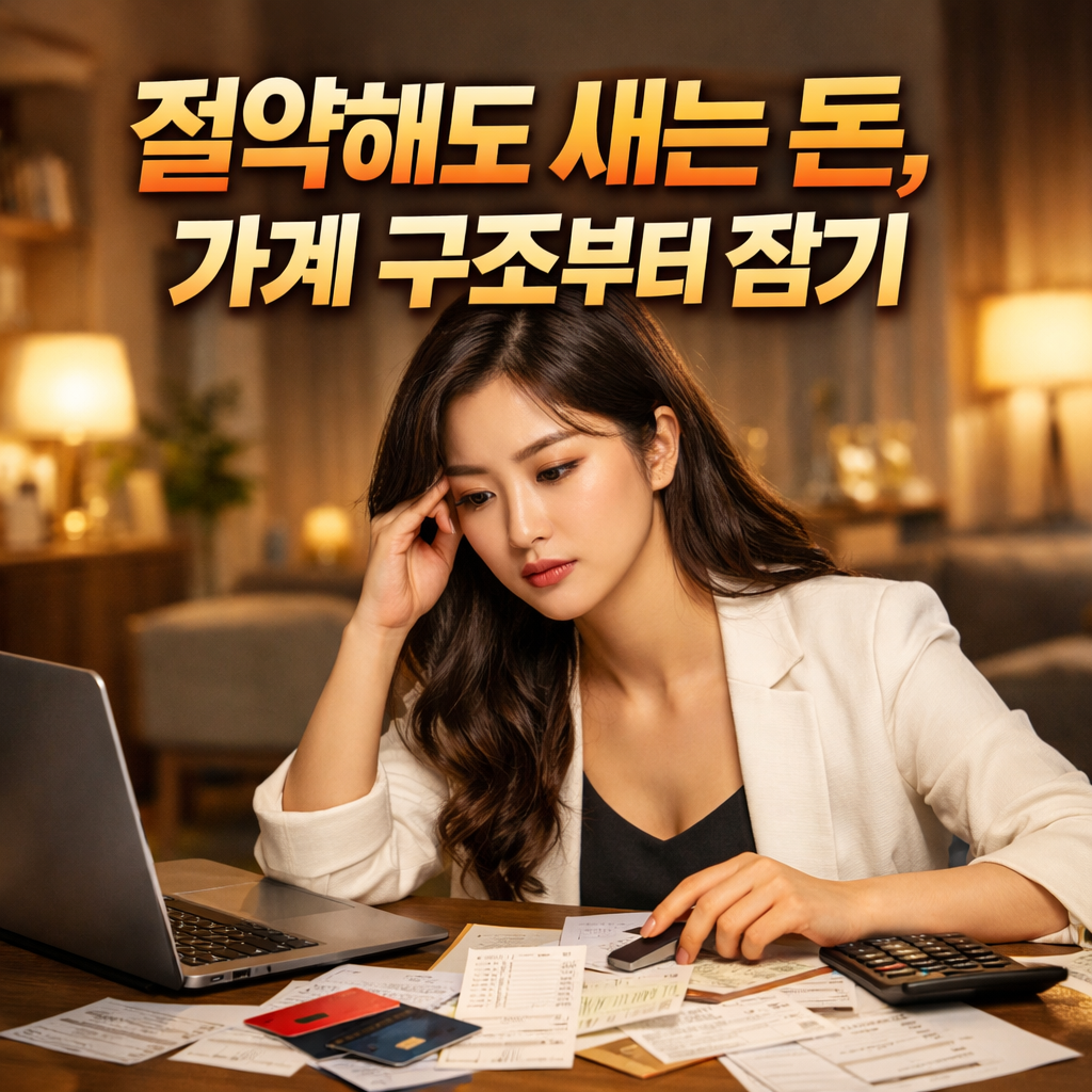 절약해도 새는 돈, 가계 구조부터 잡기