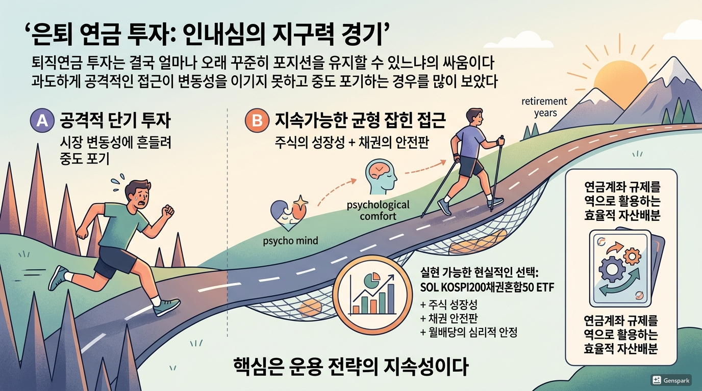 퇴직연금 투자의 장기 지혜 - 지속 가능한 균형 접근
