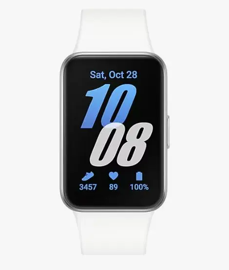 갤럭시 핏3 실버 컬러 정면 이미지