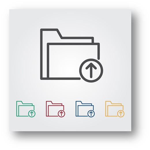 초보자가 구글드라이브에 파일을 올려서 공유하기 위해 폴더를 선택하는 화면