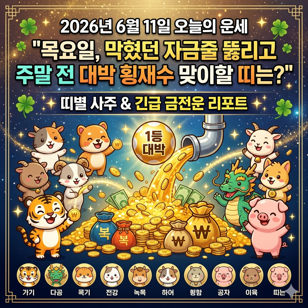 6월11일 오늘의 운세