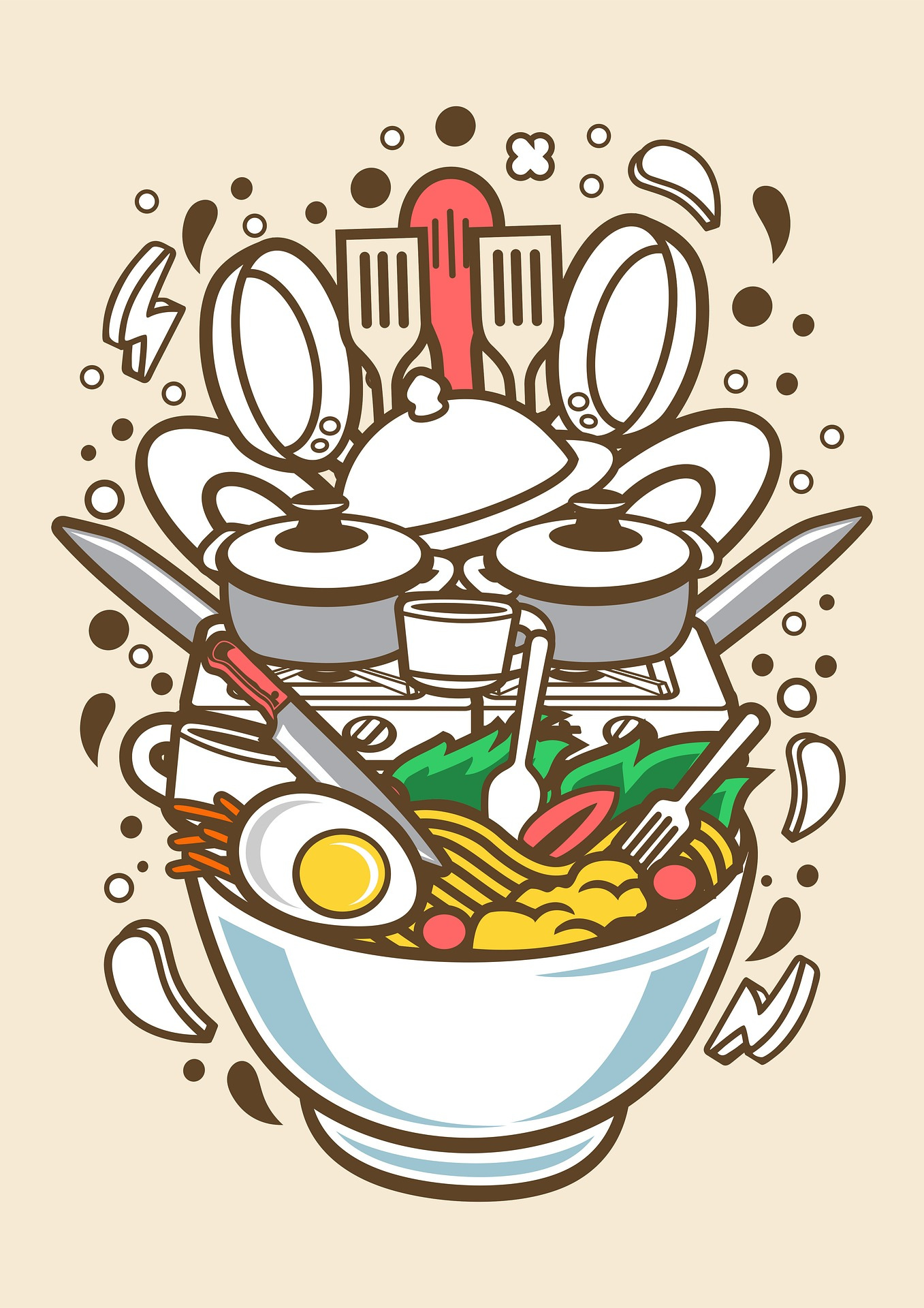 조리대 음식