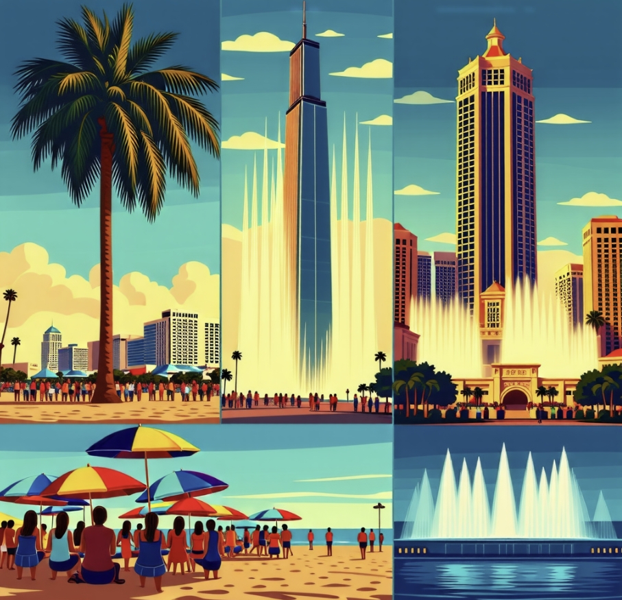 Los Angeles, Chicago, Las Vegas 사진