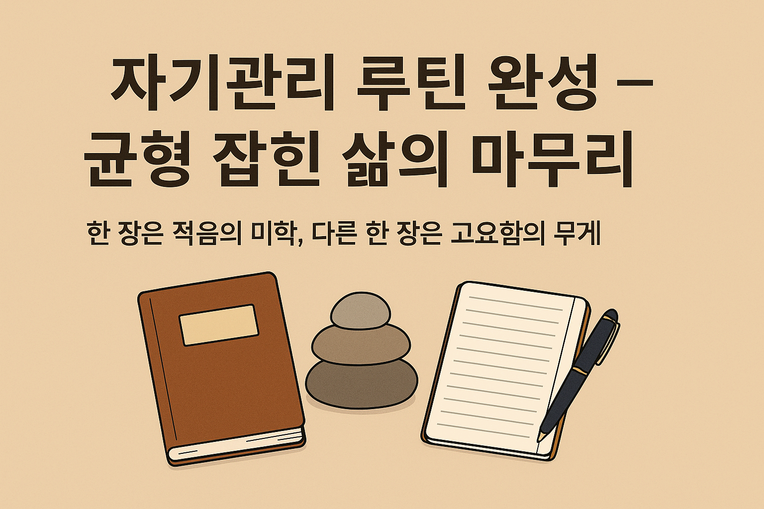 자기 관리 루틴 완성 &ndash; 균형 잡힌 삶의 마무리