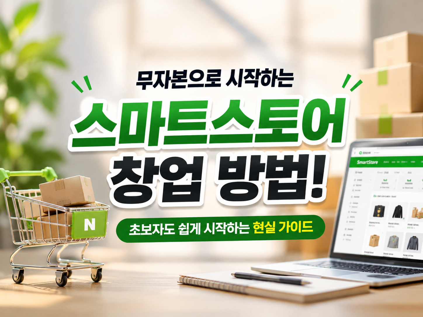 스마트스토어 무자본 창업 (위탁판매, 소싱, 운영팁)