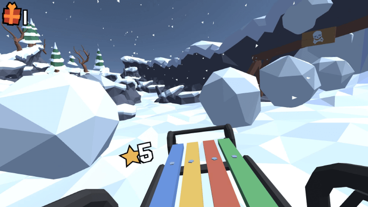 굴러오는-바위를-피해서-이동하는-화면