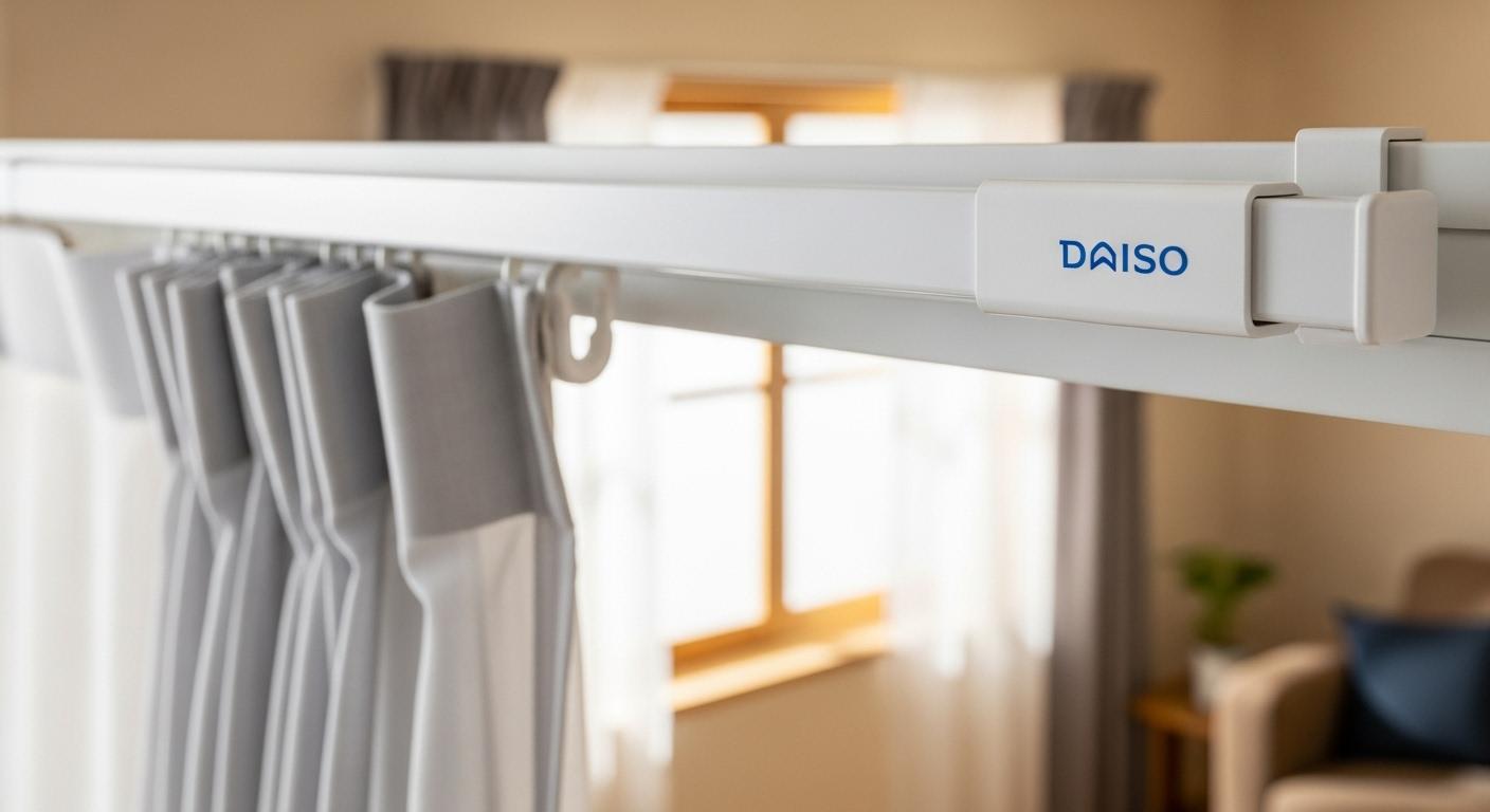 다이소 커텐레일