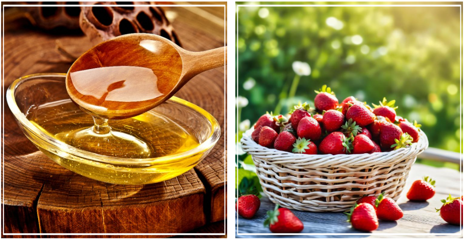 꿀과 딸기를 활용한 미백팩 만들기