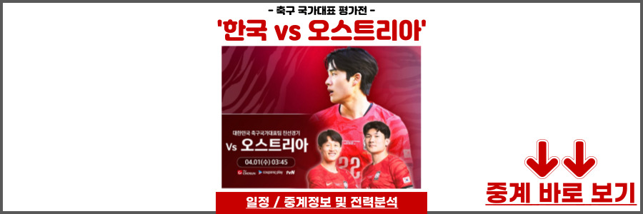 한국 오스트리아 축구