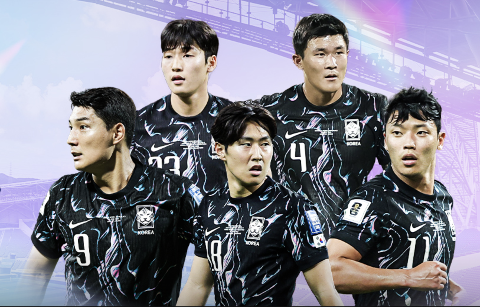 북중미 월드컵 3차 예선 한국, 이라크 선발 라인업