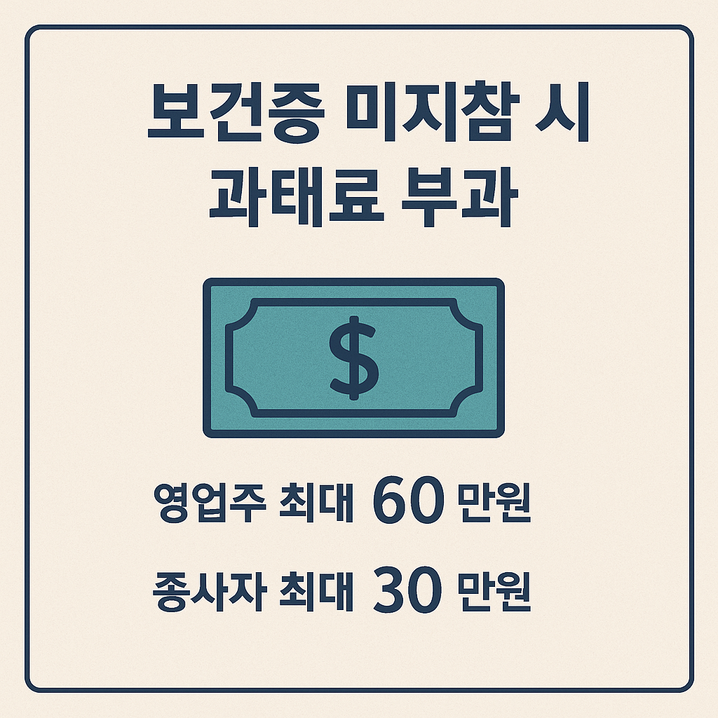 보건증 과태료