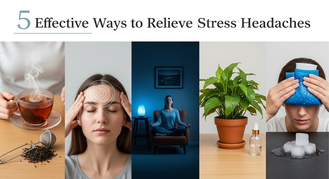 스트레스성 두통을 없애는 효과적인 방법 5가지