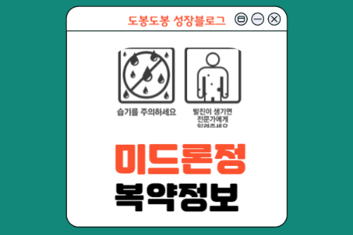 미드론정 복약정보 이미지