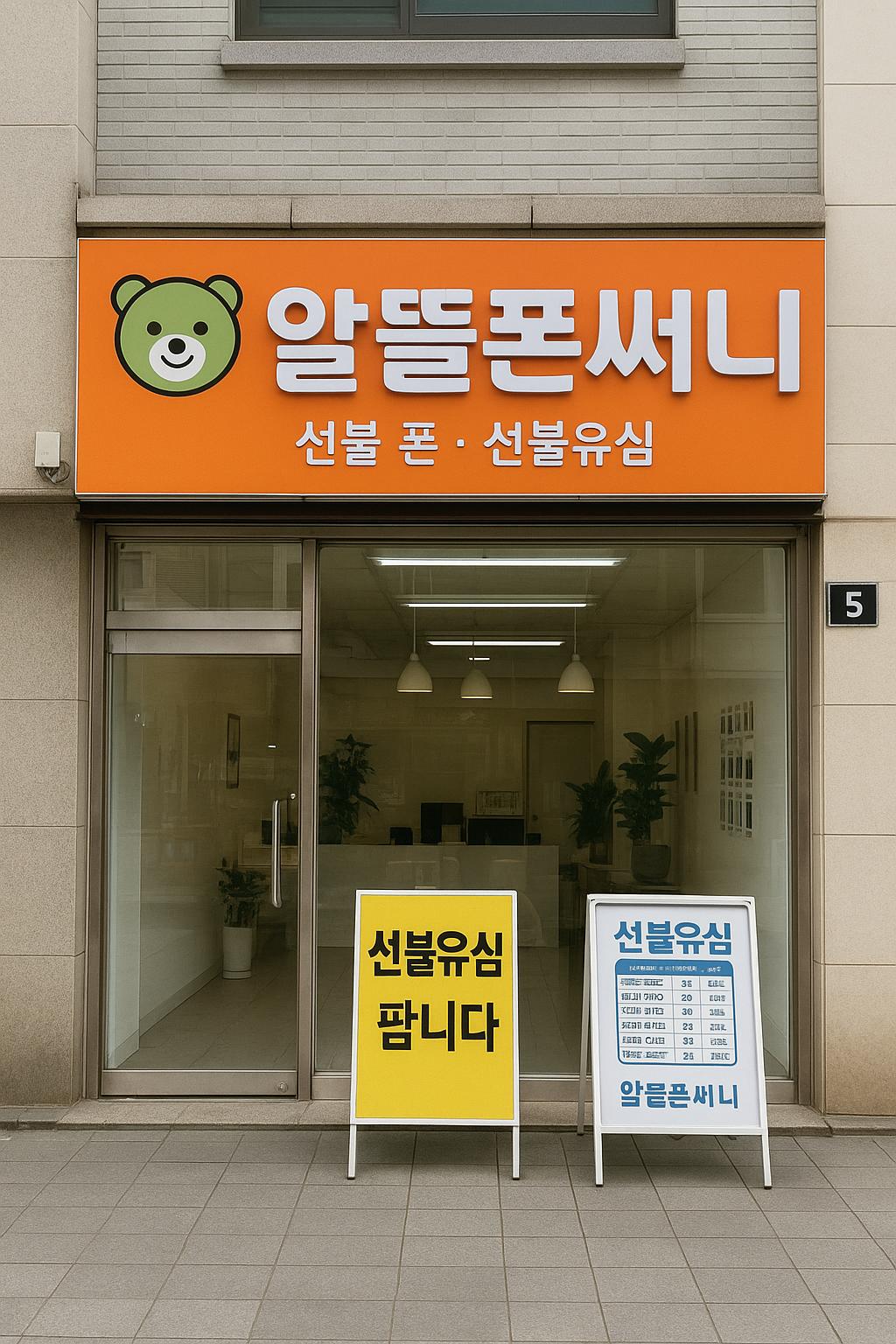 알뜰폰써니 선불 폰 선불유심 서울숲지점