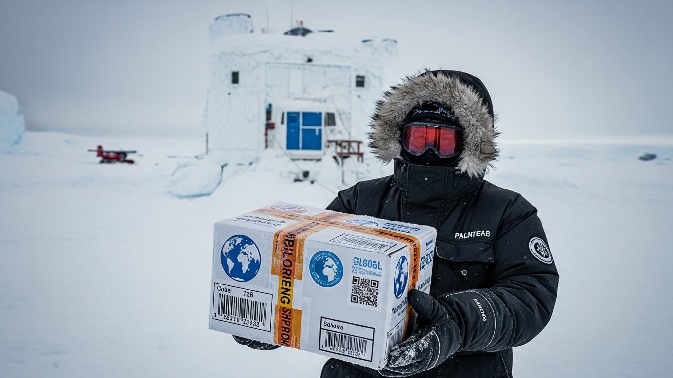 '남극에 택배가 과연 도착할 수 있을까?' 관련 사진