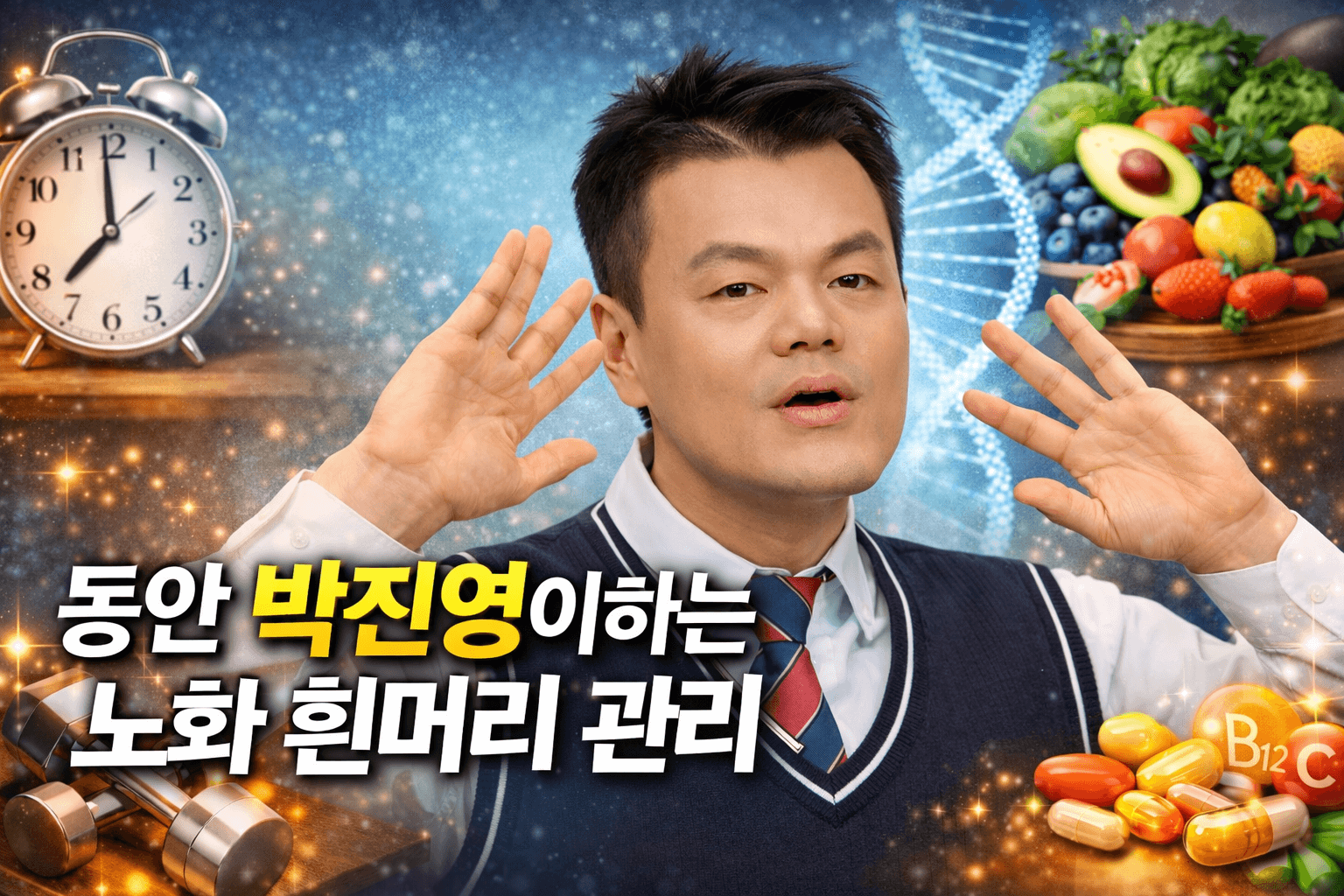 53세 박진영, 흰머리 없는 이유는 따로 있다|아는 형님에서 밝힌 저속노화 식단과 생활습관