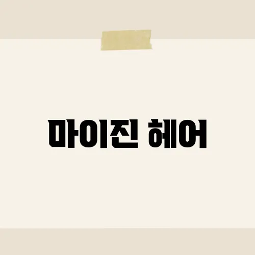 마이진 헤어, 애절한 가사에 숨은 메시지?