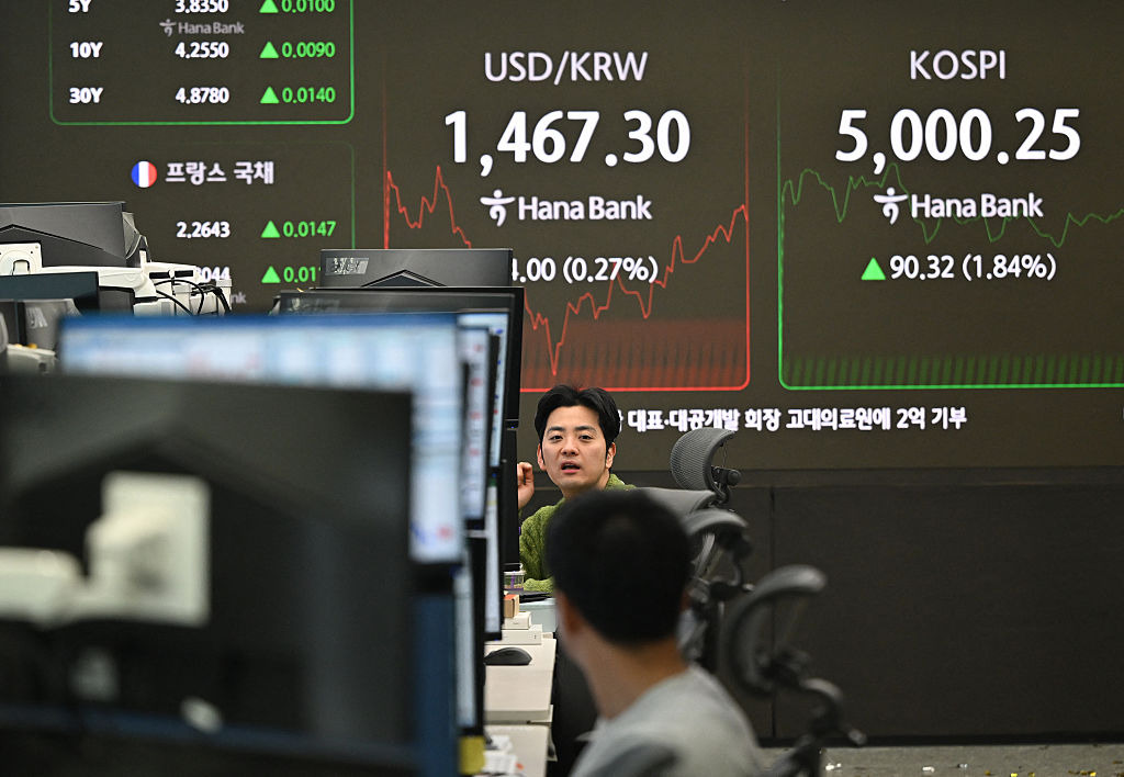 주식 시장 사진