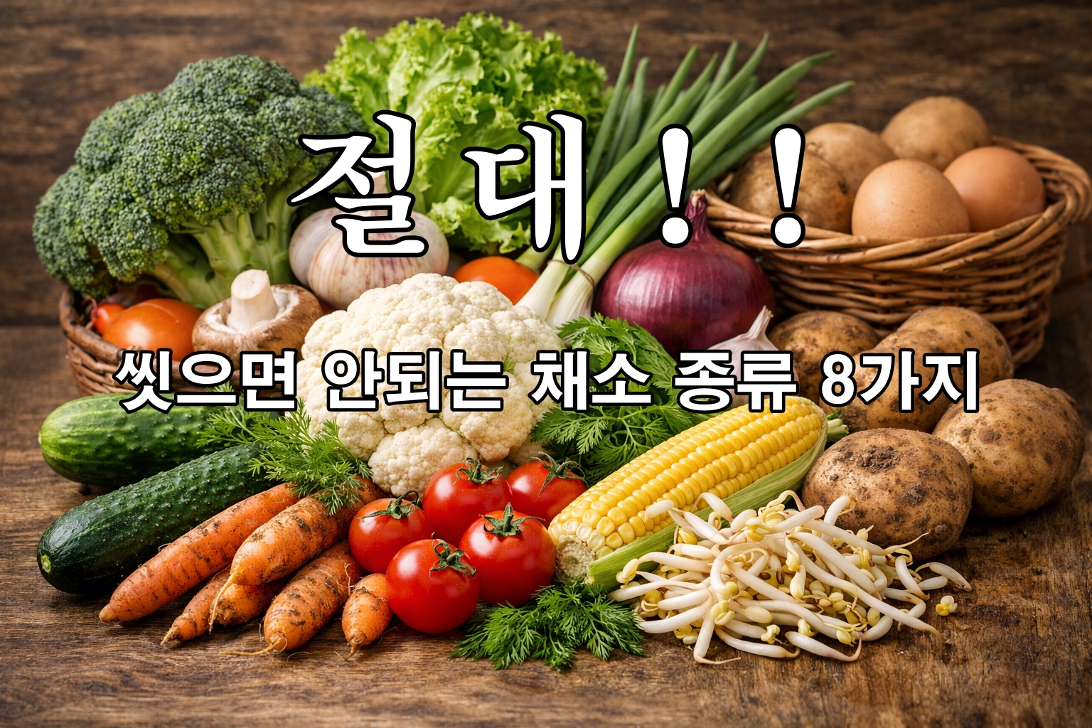 절대!! 씻으면 안되는 채소 종류 8가지 🥦 보관이 더 중요해요!