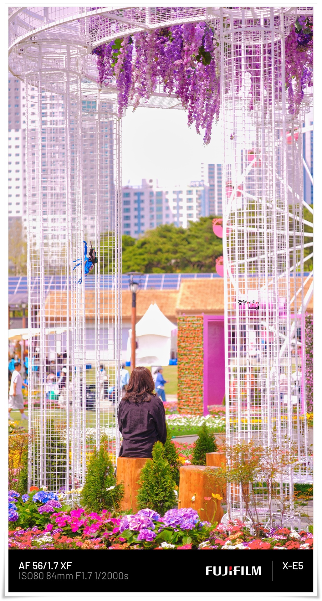 부산 시민공원 제6회 부산 봄꽃전시회 포토존