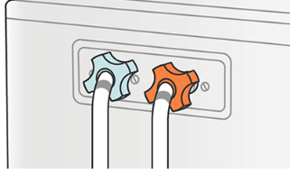 급수 필터 청소하기