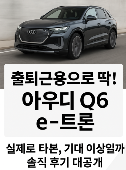 아우디 Q6 e-트론 후기