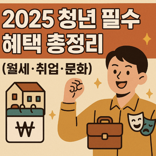 2025년 청년 필수 혜택 총정리 사진 관련.