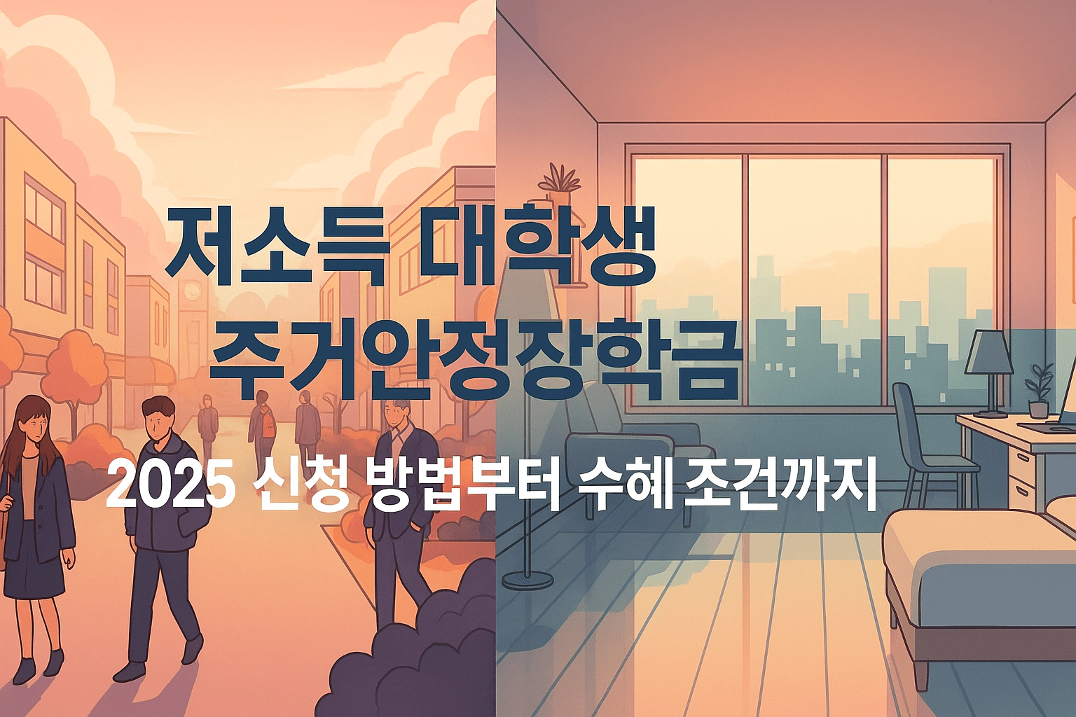 저소득 대학생 주거안정장학금 2025 신청 방법부터 수혜 조건까지