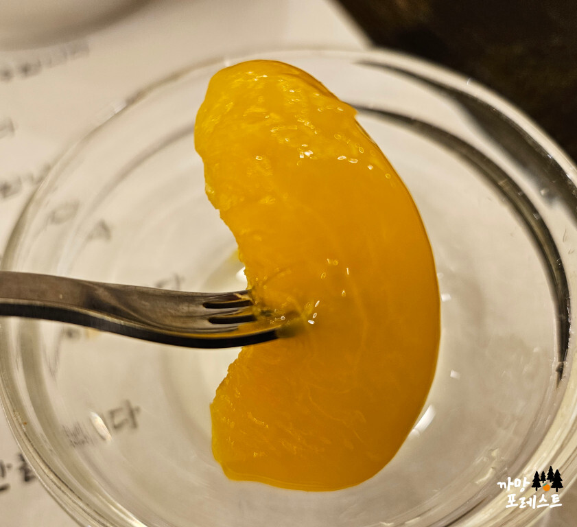 도화 중식집 후식