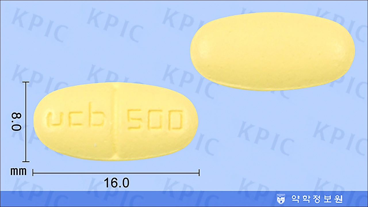 케프라정 500mg 효능 효과 부작용 레비티라세탐 뇌전증 간질 경련 발작 치료제