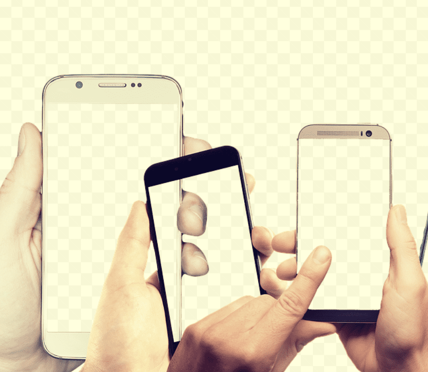 터치하고있는-스마트폰